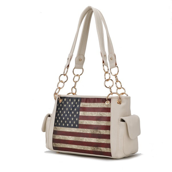 Liberty Shoulder Bag with Flag
