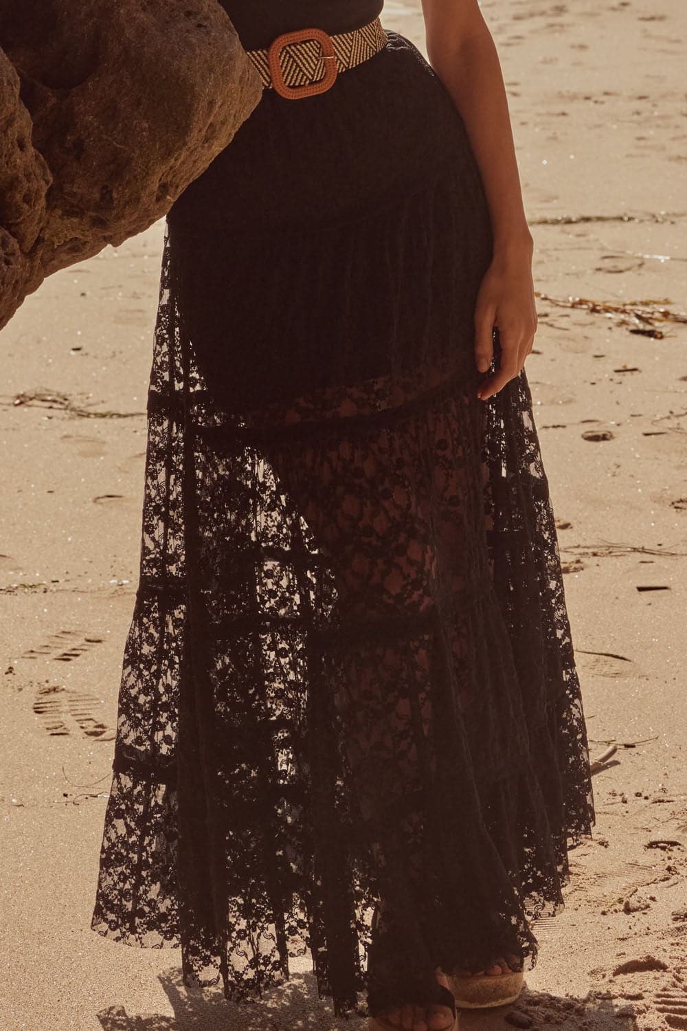 AVAH-Coastal-Shadows-Lace-Mesh-Maxi-Skirt-Black