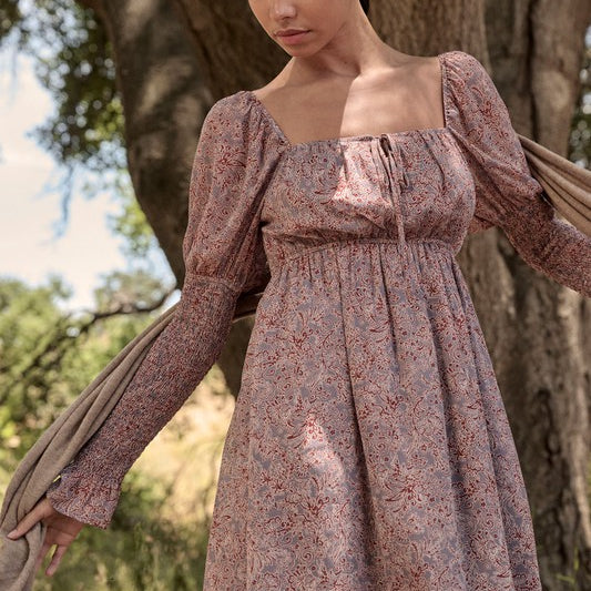 Azure-Elegance-Floral-Square-Neck-Mini-Dress-Blue-Ash-Avah