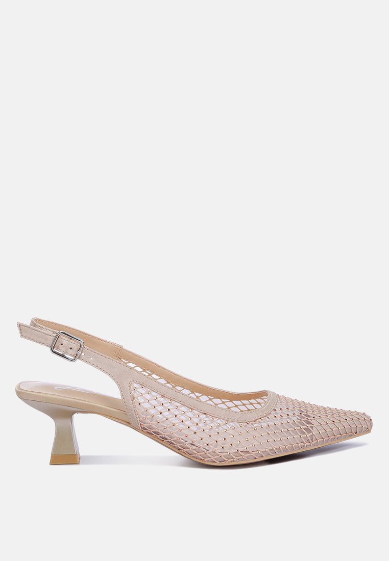 Siev Rhinestone Slingback Mules-6