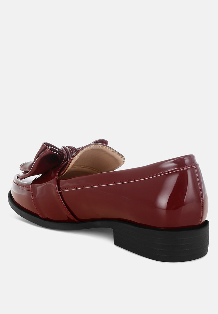 ARAMINTA Classic Chunky Bow Loafers-2