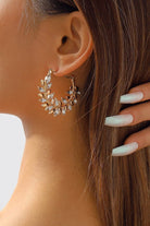 Crystal-Leaf-Round-Hoop-Earrings-Gold-Rhinestone-AVAH