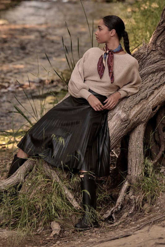 Ethereal-Embrace-Bishop-Sleeve-Sweater-Oatmeal-Avah