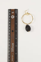 Gold-Hoop-with-Stone-Dangle-Earrings-Black-AVAH