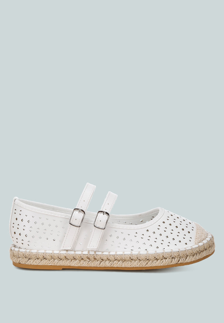 Noori Woven Dual Buckle Sandals-0