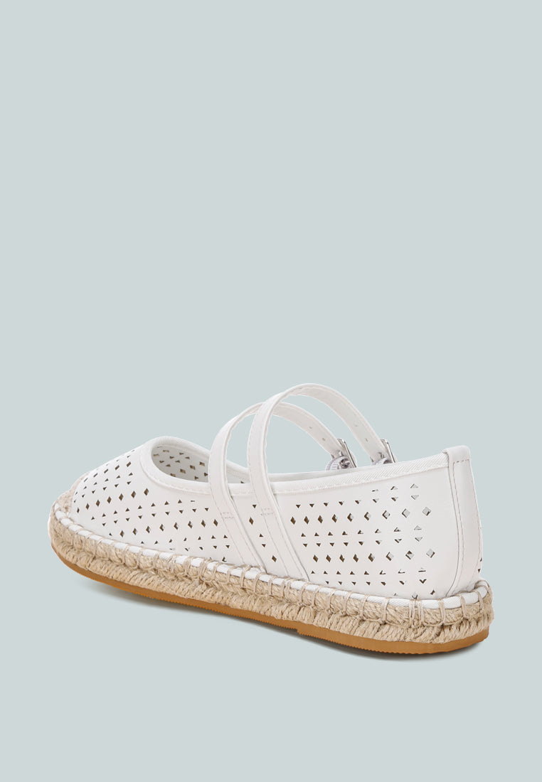 Noori Woven Dual Buckle Sandals-3