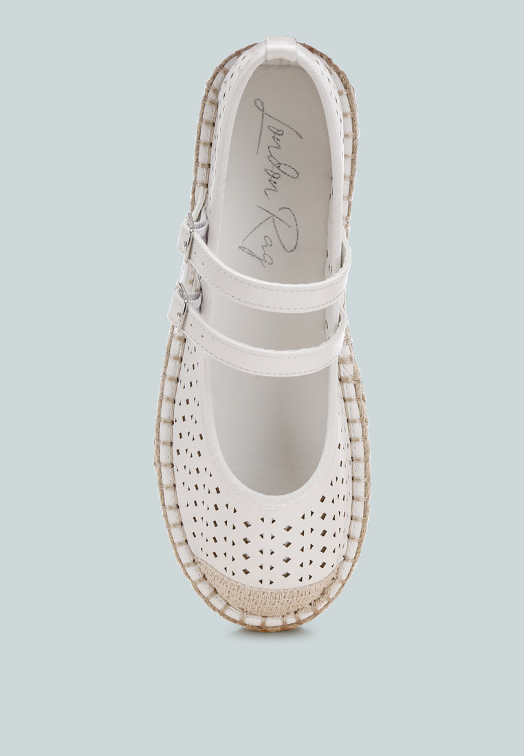 Noori Woven Dual Buckle Sandals-4