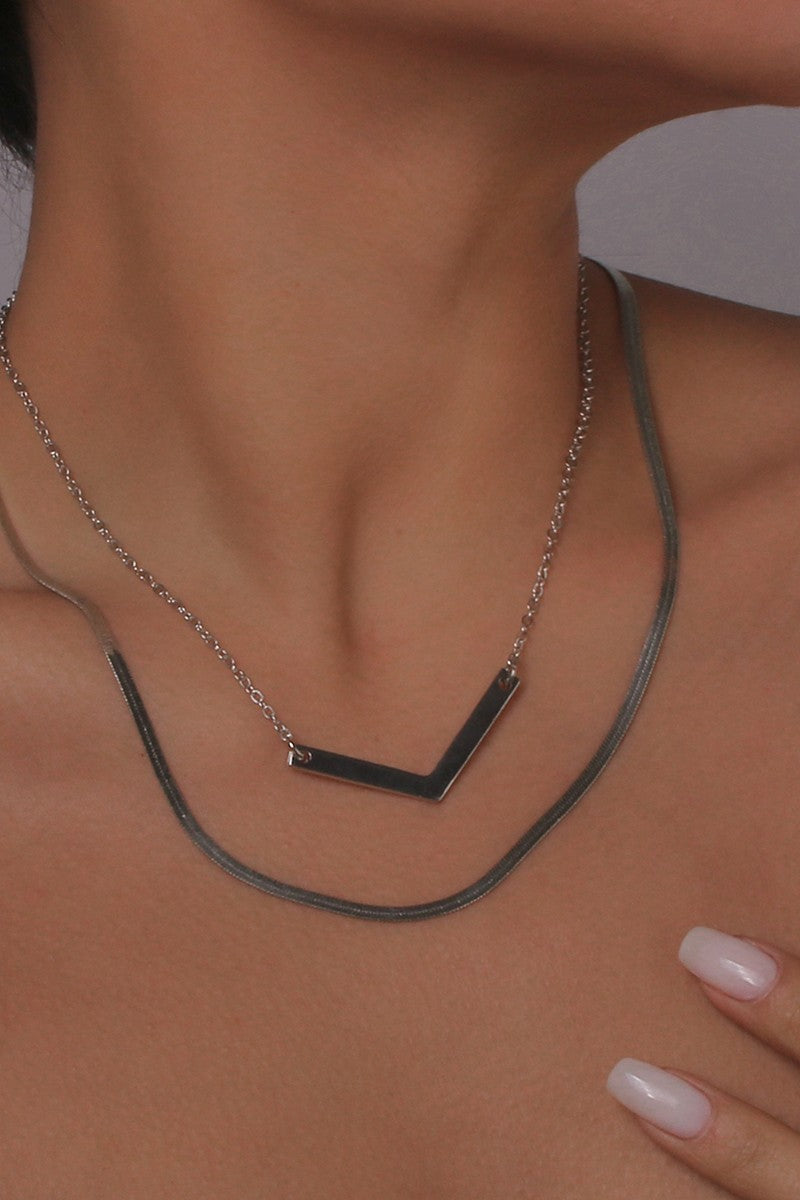 Thin-Silver-Layered-Snake-Chain-Necklace-Avah