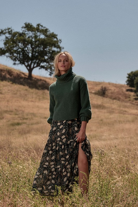 Tranquil-Grove-Long-Sleeve-Turtleneck-Sweater-Green-Avah