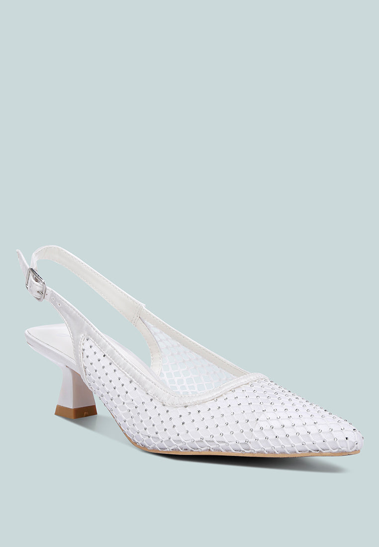 Siev Rhinestone Slingback Mules-1