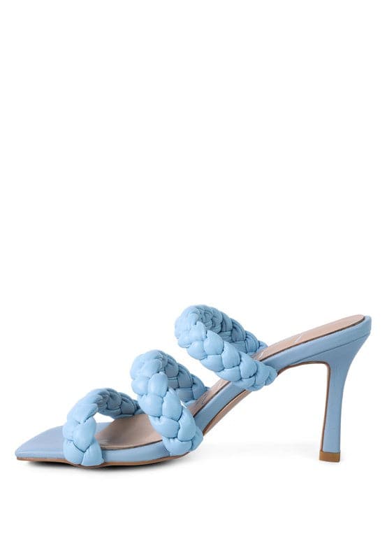 The high bae pointed heel braided sandals are a great choice for your next adventure. These square toed sandals feature 3 rich faux leather braided straps on the mid rise heel, making them comfortable and trendy. With delightful color options to choose from, you can take these beauties anywhere! Avah Couture