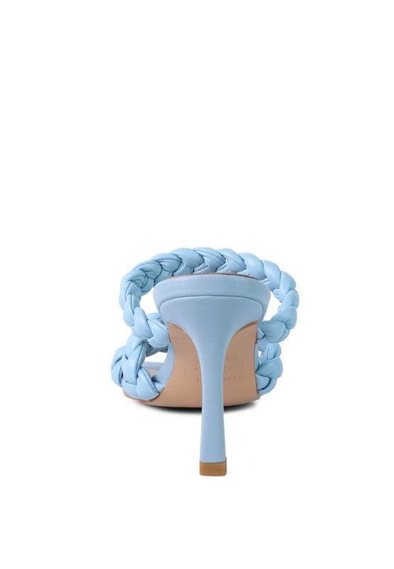 The high bae pointed heel braided sandals are a great choice for your next adventure. These square toed sandals feature 3 rich faux leather braided straps on the mid rise heel, making them comfortable and trendy. With delightful color options to choose from, you can take these beauties anywhere! Avah Couture