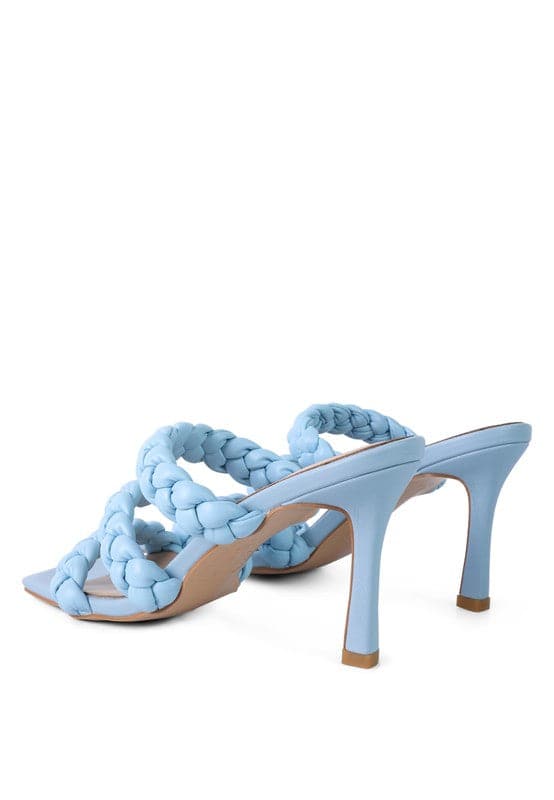 The high bae pointed heel braided sandals are a great choice for your next adventure. These square toed sandals feature 3 rich faux leather braided straps on the mid rise heel, making them comfortable and trendy. With delightful color options to choose from, you can take these beauties anywhere! Avah Couture