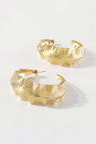 AVAH-Large Round Gold Hoop Earrings