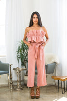 @__ParisaRose Chic Pink Jumpsuit - Avah Couture