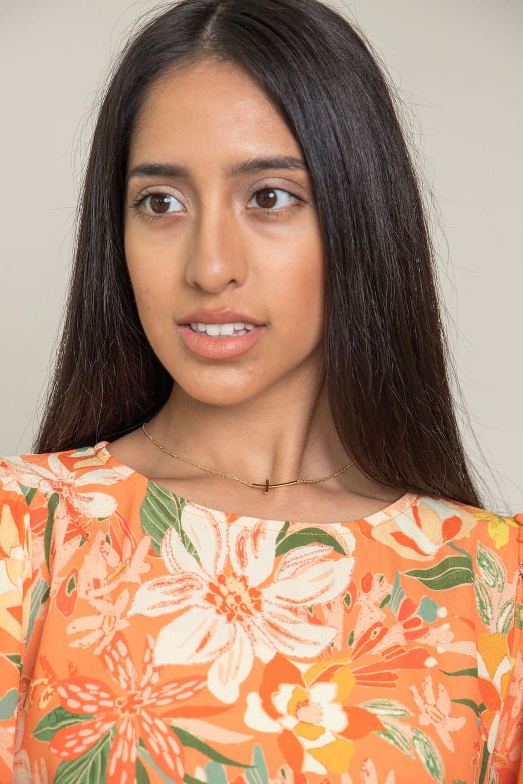 Cross Charm Necklace - AVAH