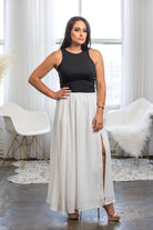 Rachel Slim-fit Cropped Tank Top - Black - AVAH