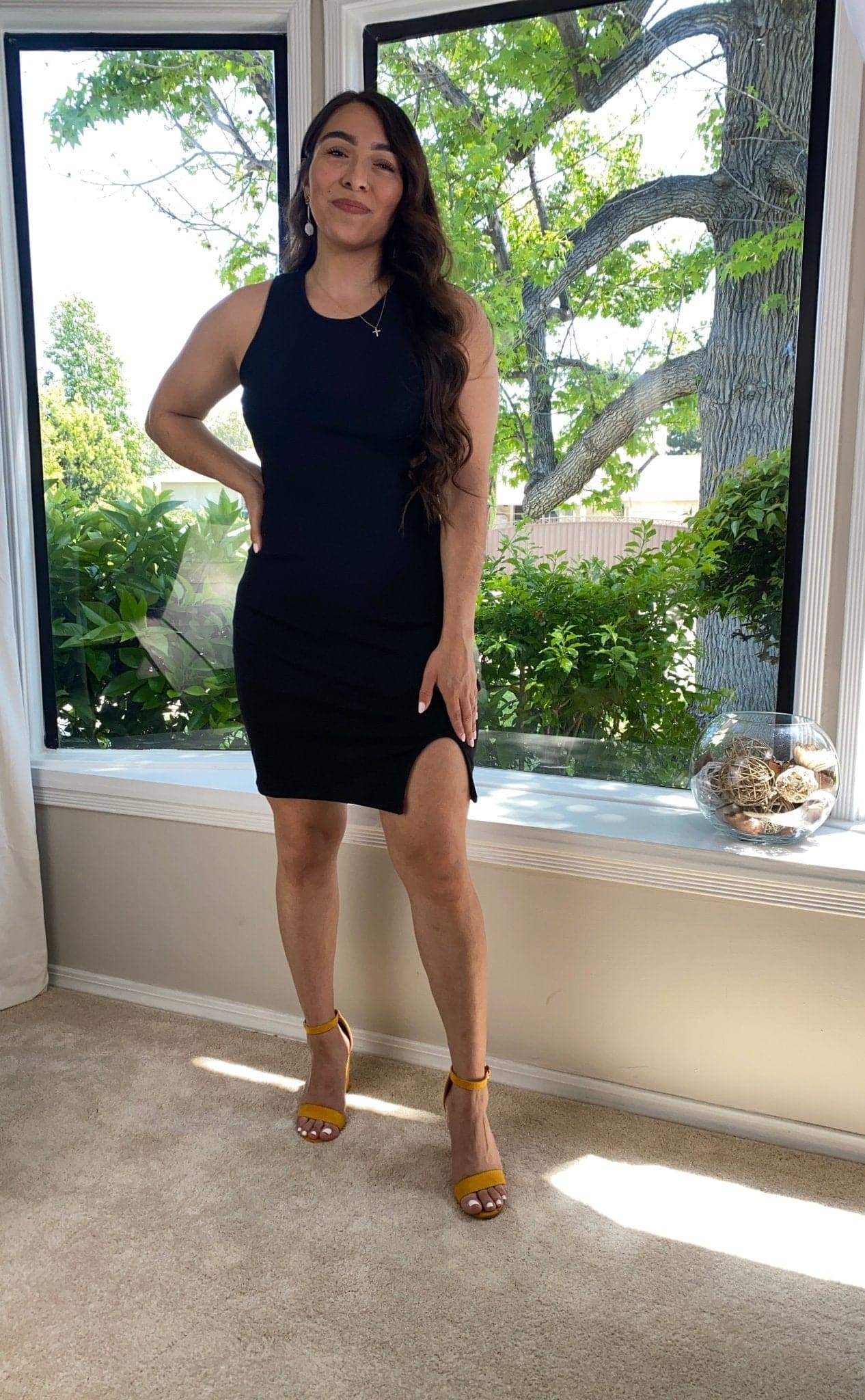 Ready for the Anything Tank Dress - Black - AVAH