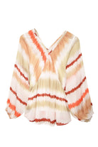 Sedona Babydoll Bubble Sleeve Top - White - AVAH