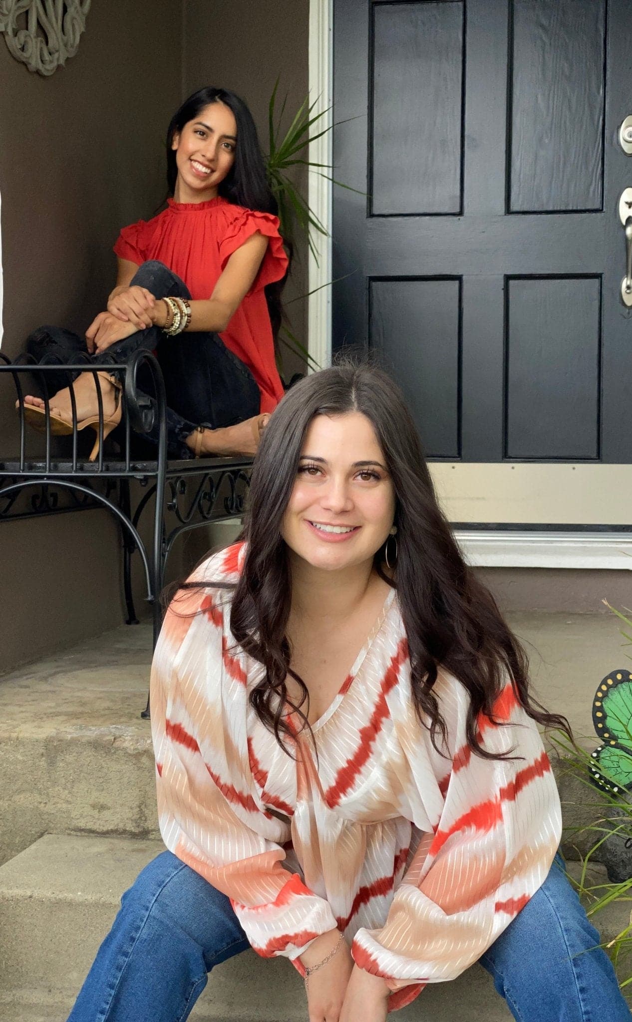 Sedona Babydoll Bubble Sleeve Top - White - AVAH