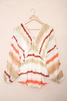 Sedona Babydoll Bubble Sleeve Top - White - AVAH