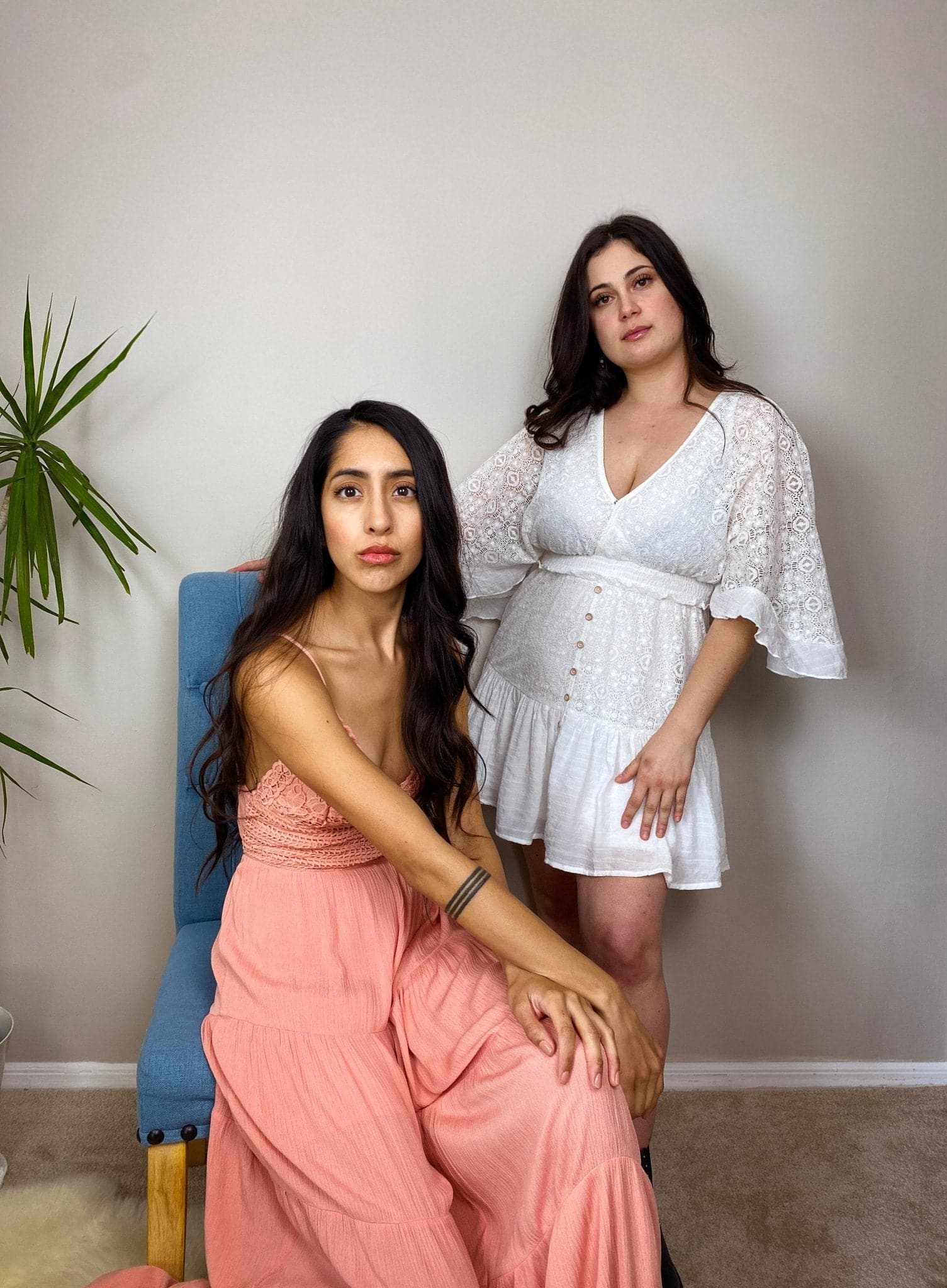 Serena White Lace Crochet Mini Dress - AVAH