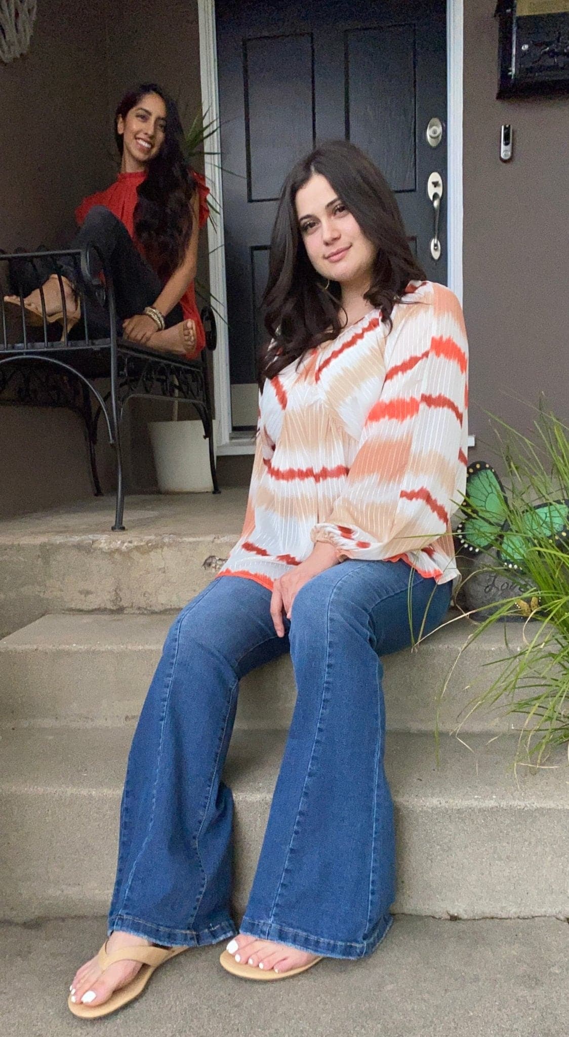 Vintage Chic High Waist Flare Jeans