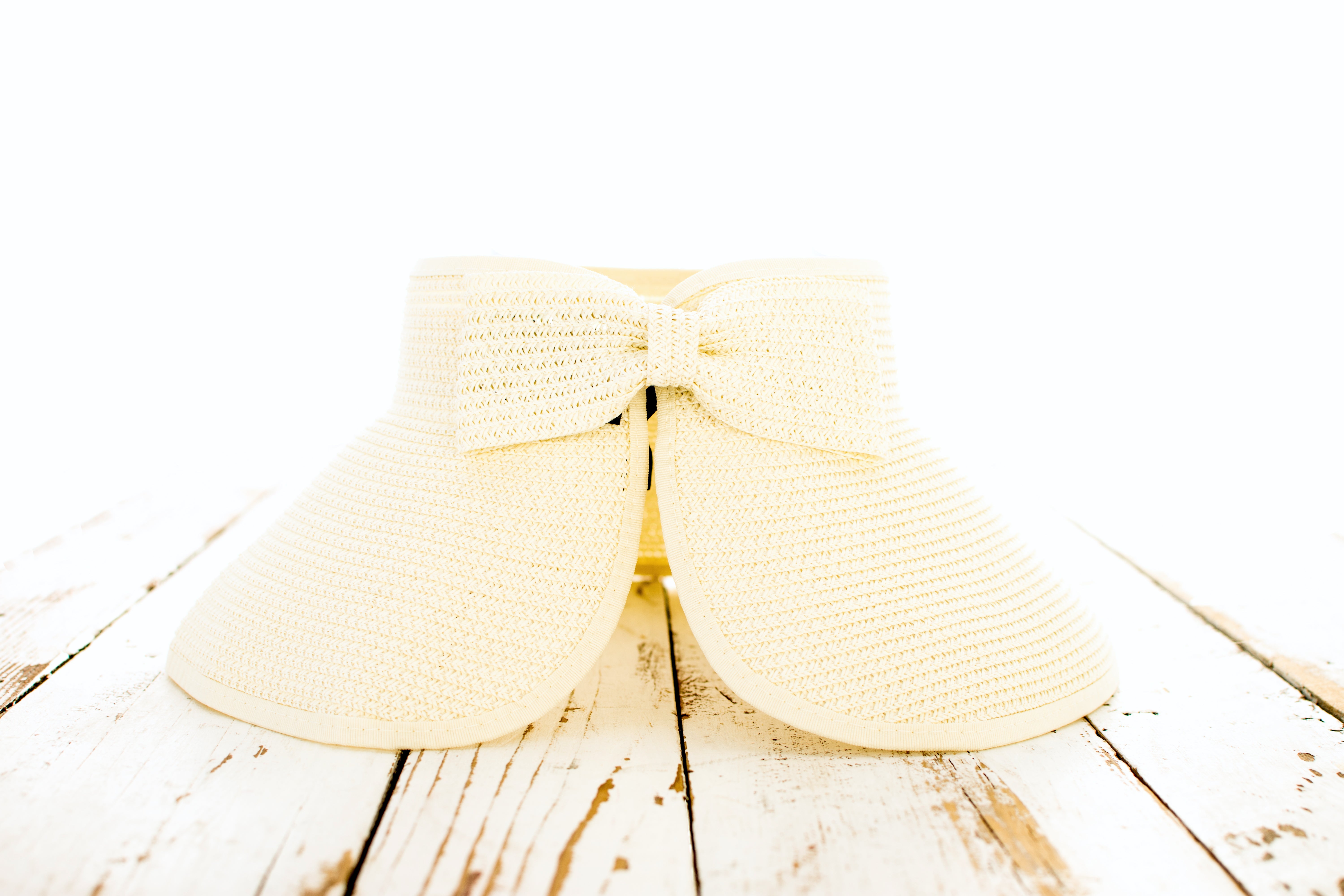 Golden Coast Bow Back Straw Sun Hat