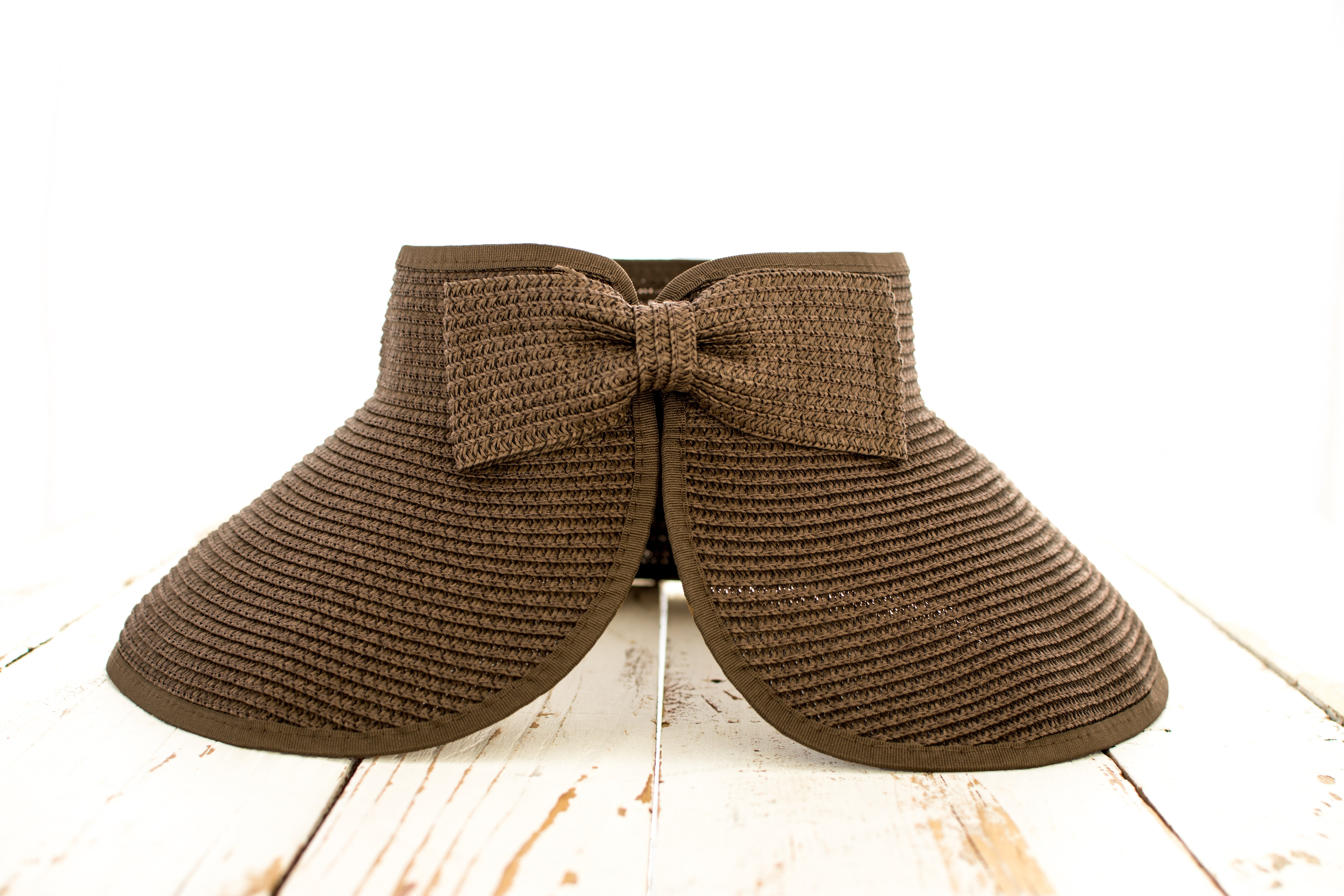 Golden Coast Bow Back Straw Sun Hat