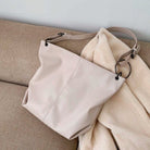 Vegan Luxe Shoulder Bag-Tan-Avah