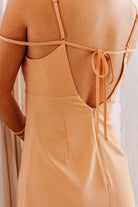 Strappy Serenade Mini Dress-Orange-Avah