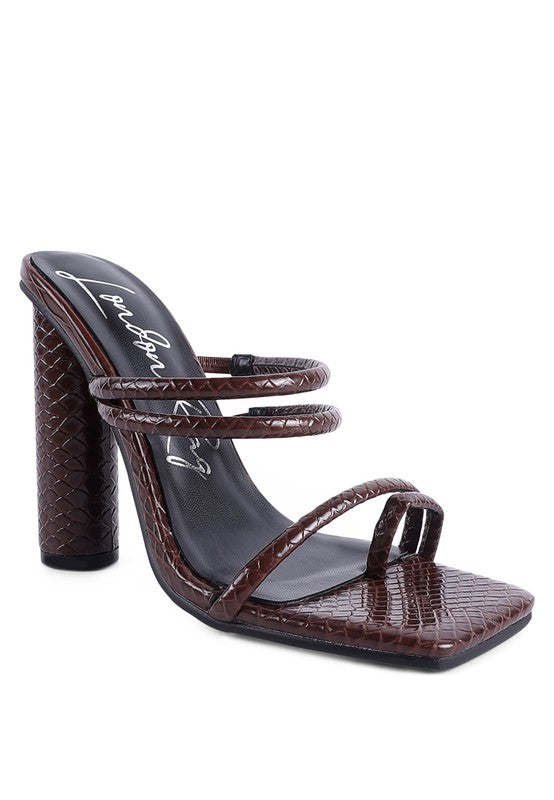 AVAH-Carrie High Heel Slide Sandals