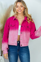 Chasing Dreams Ombre Jacket - Pink-Avah