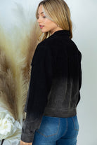 Chasing Dreams Ombre Jacket - Black-Avah