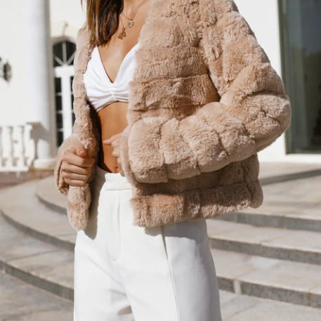 Metropolitan Luxe Faux Fur Jacket