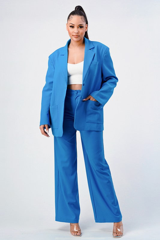 Katrina Oversized Blazer and Pants Set