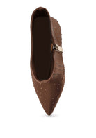 Cherry Lee High Top Knitted Ankle Boot-Brown-Avah