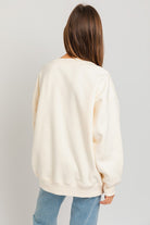 Chill Vibes Embroidered Sweatshirt - Cream-Avah