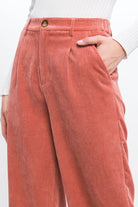 True Story Corduroy Trouser Pants-Clay-Avah