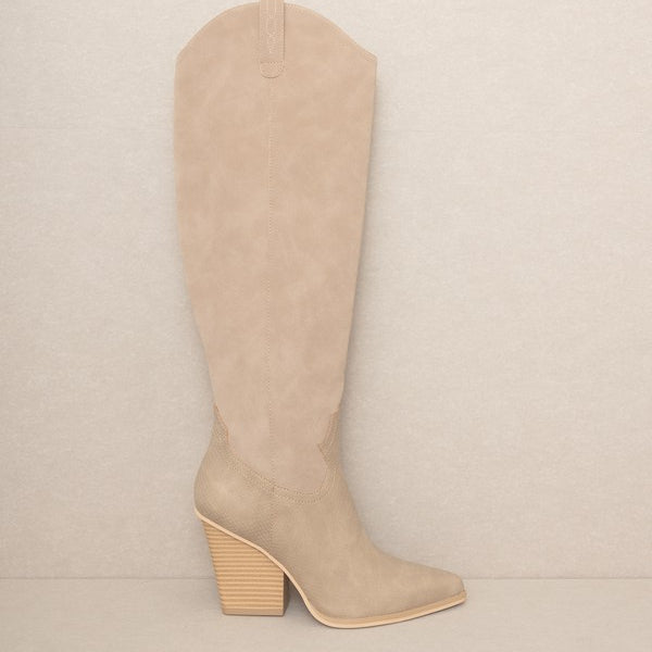 Prairie Chic Knee-High Western Boots