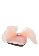 Elegance Unveiled Organza Bow Mules