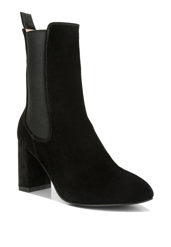 Perfectly Chic Suede Chelsea Boots
