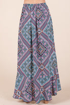 AVAH-Tribal Essence Maxi Skirt Set-Tribal Print
