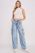 AVAH-Express Yourself Baggy Jeans with Cargo Pockets