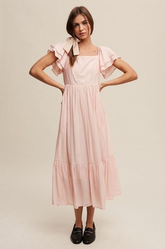Ruffle Embrace Maxi Dress