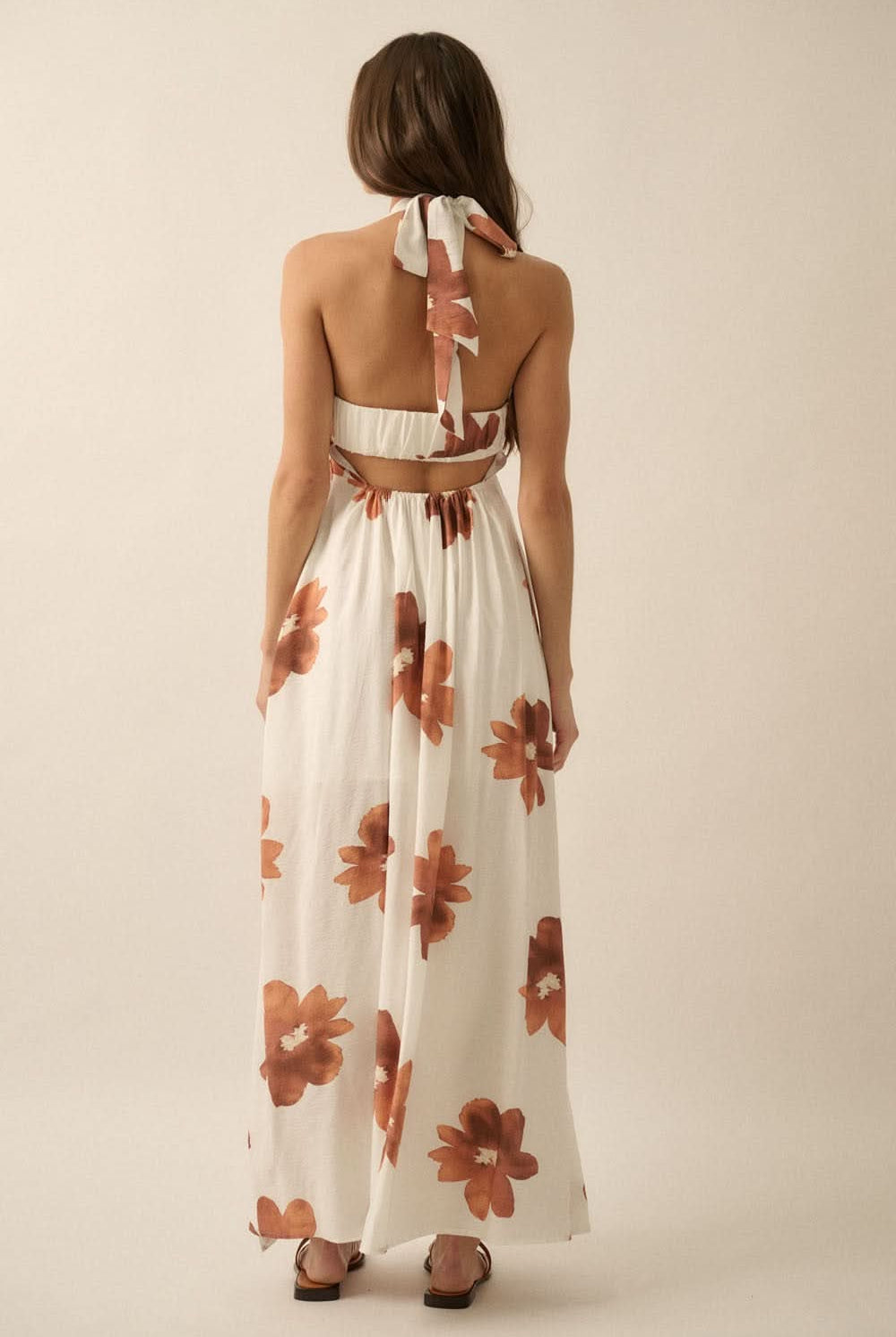 eden floral halter maxi dress Eden Maxi Dress