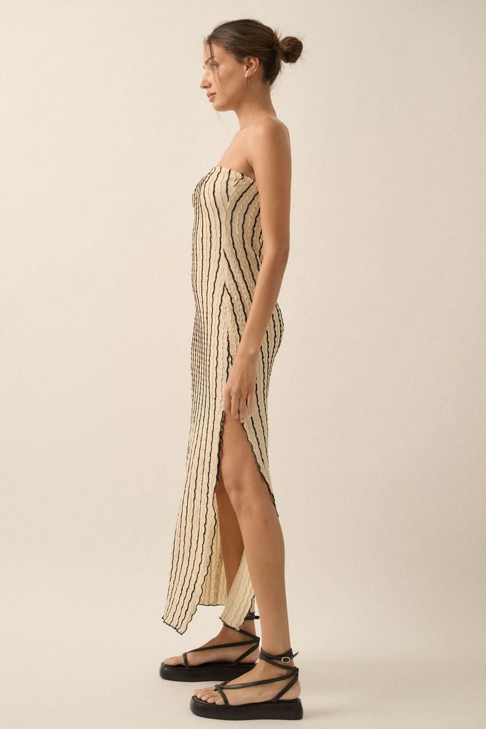 Riviera Breeze Striped Dress – AVAH