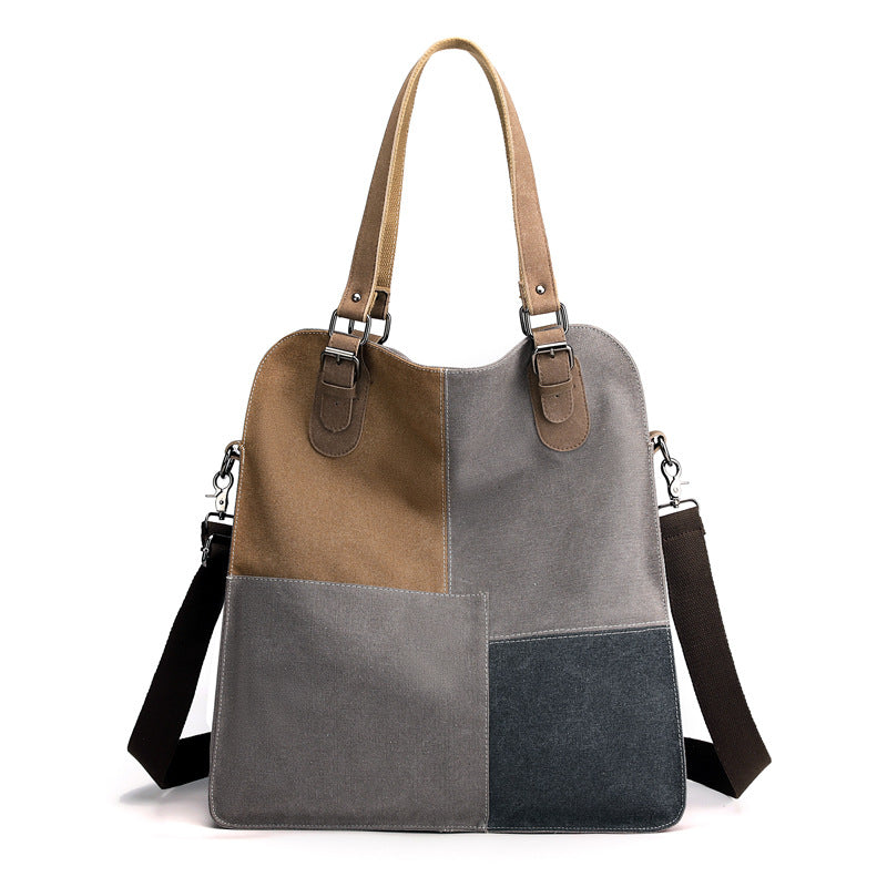 Everything You Need Color Block Messenger Bag with crossbody strap