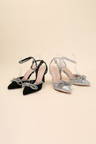 Sultry Nights Rhinestone Ankle Strap Heel-Avah