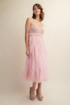 AVAH-Tulle Temptation Crochet Dress